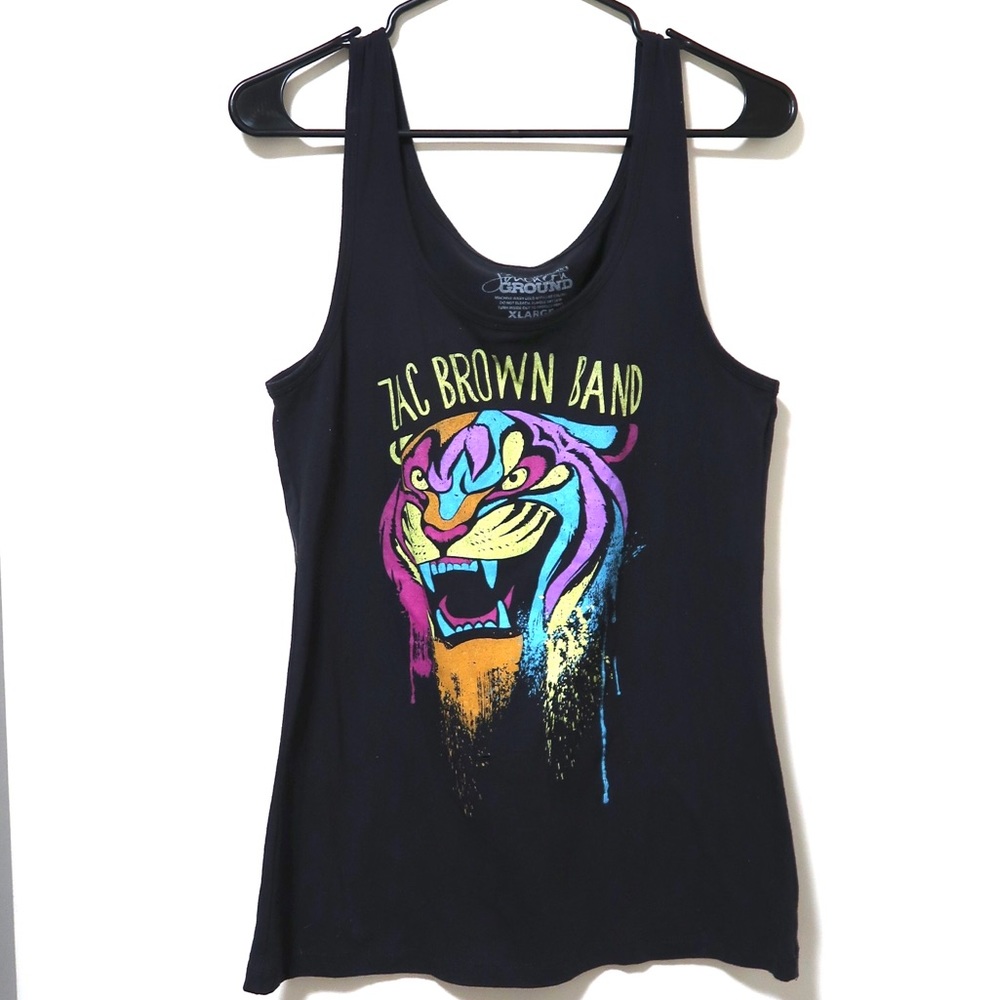 Zac Brown Band 2015 Jekyll and Hyde Concert Tiger Tank XL